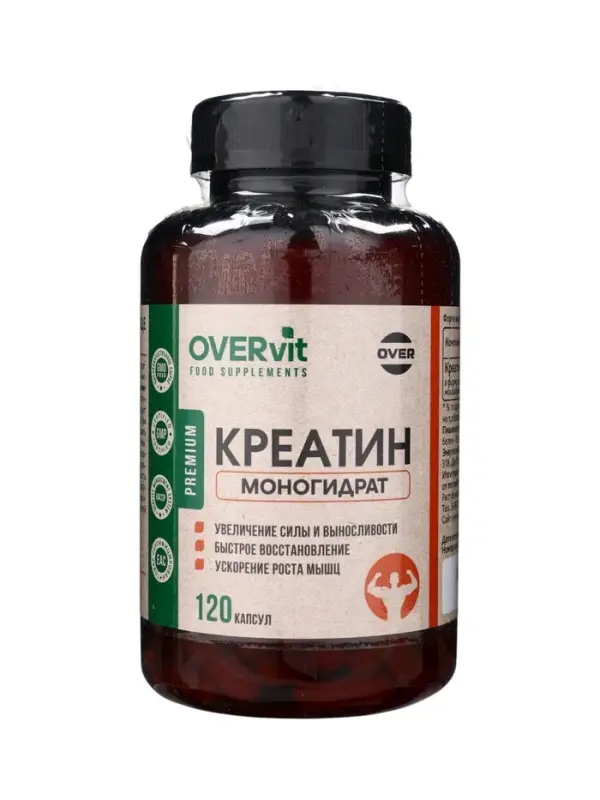 Комплексная добавка к пище Креатин OVERvit, 120 капсул