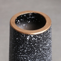 Ваза керамика напольная "Честер" классик, 60х12 см, чёрный