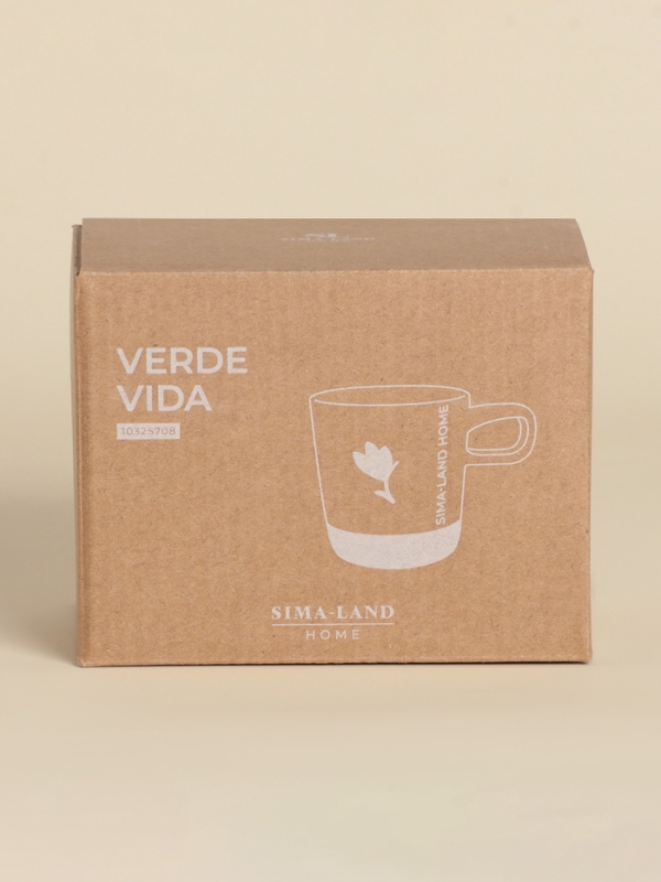 Кружка SL Home "Цветок", 520 мл, 13,5х9,6х9,8 см.