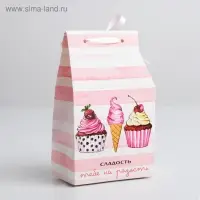 Упаковка кондитерская &laquo;Сладость&raquo;, 8 х 10 х 16 см
