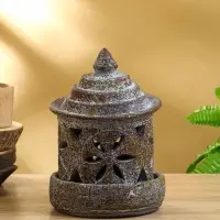 Подсвечник терракота &laquo;Фонарь&raquo;, 14.5&times;14.5&times;21 см