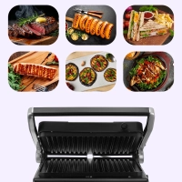 Электрогриль двусторонний КТ-4618 - 2000 Вт