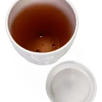 Набор горшков цветочный поддоном 4 шт 0,6 / 1,4 / 2,5 / 5 л керамика белый Галандия