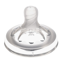 Соска на бутылочку M&B Natural, антиколиковая, от 3 мес., широкое горло &Oslash;50 мм, средний поток