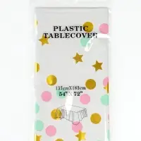 Скатерть &laquo;Праздник конфетти&raquo; 137&times;183 см, розовая, мятный