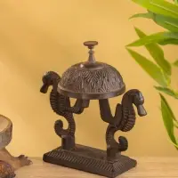 Звонок настольный "Морские коньки" 17х9х16 см