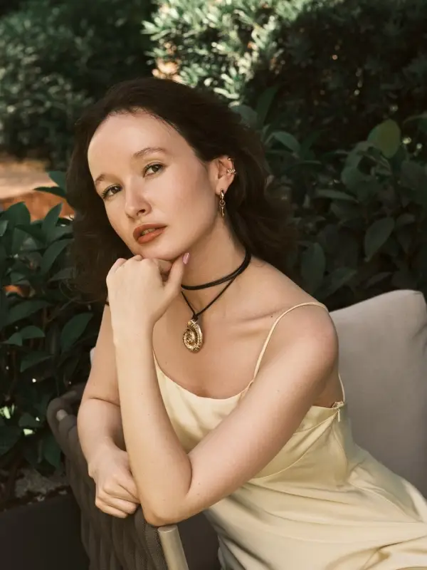 Кулон на шнурке &laquo;Ракушка&raquo; крупная, цвет золото