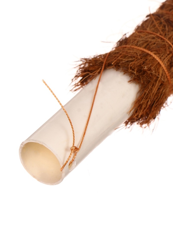 Опора для комнатнных цветов, h=100 см, d=2.5 см, пластик, кокосовая оплётка, Greengo