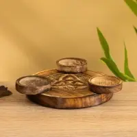 Подставка под благовония "Трикверт" дерево 16,5 см