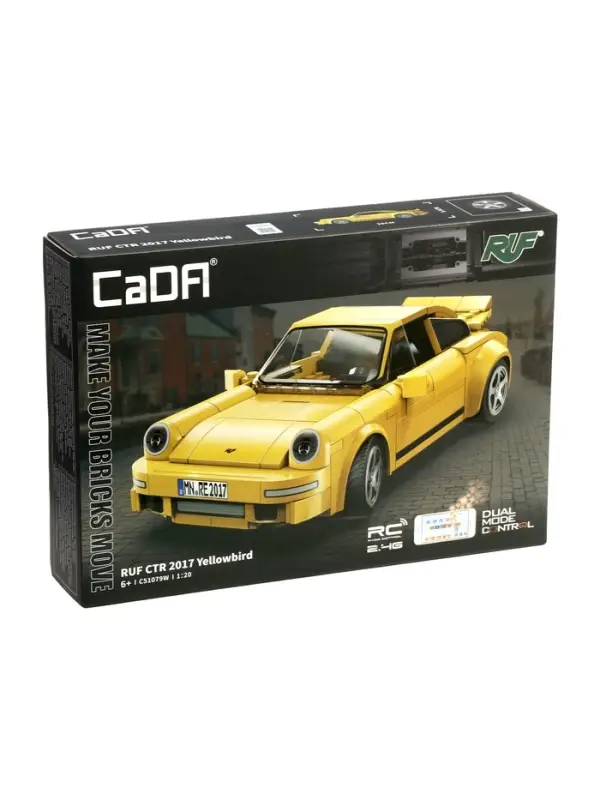 Конструктор радиоуправляемый "Спорткар", 222 детали, 2 варианта управления