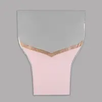 Пакет цветочный Конус, &laquo;Наилучшие пожелания&raquo;, розовый, 36&times;20&times;45 см&plusmn;1 см