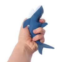 Антистресс сквиш мялка &laquo;Акула&raquo;, с песком, в шоубоксе, тянучка