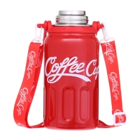 Термос, 1 л, Coffee cup, сохраняет тепло 10 ч, красный