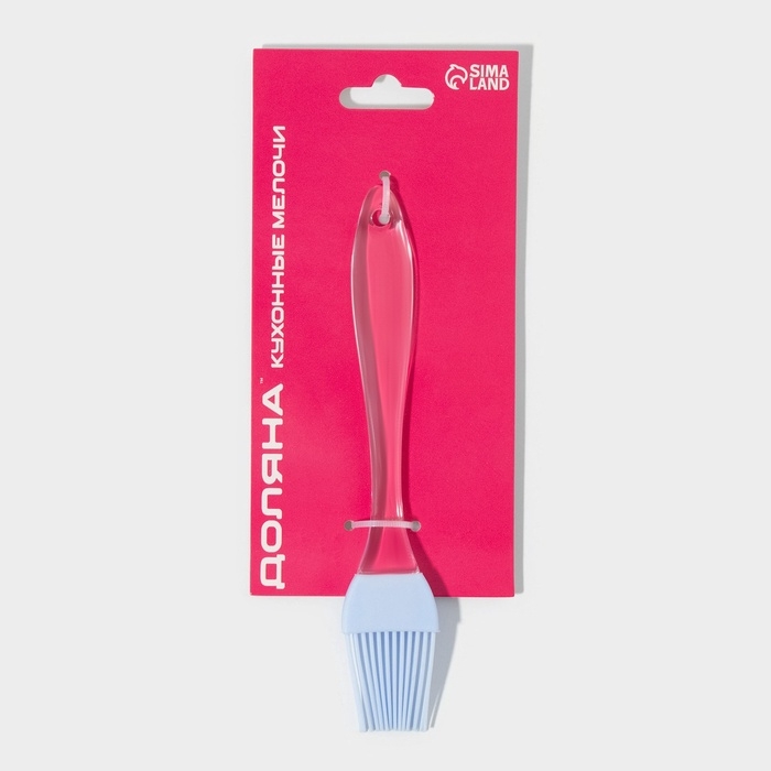 Кисть Доляна &laquo;Лёд&raquo;, силикон, 17 см, голубая