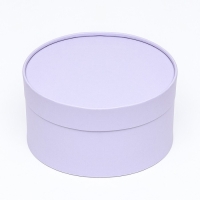 Подарочная коробка "Frilly" бледно-фиолетовая, завальцованная без окна, 21 х 11  см