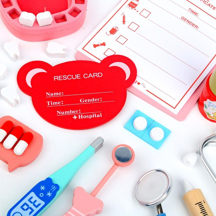 Детский набор доктора &laquo;Стоматолог&raquo; 33 предмета, 20,2 &times; 8 &times; 16 см