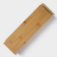 Набор банок фарфоровых для сыпучих продуктов на бамбуковой подставке BellaTenero &laquo;Тюльпан&raquo;, 7 предметов: 3 банки 300 мл, 3 ложки, подставка, керамические, цвет белый