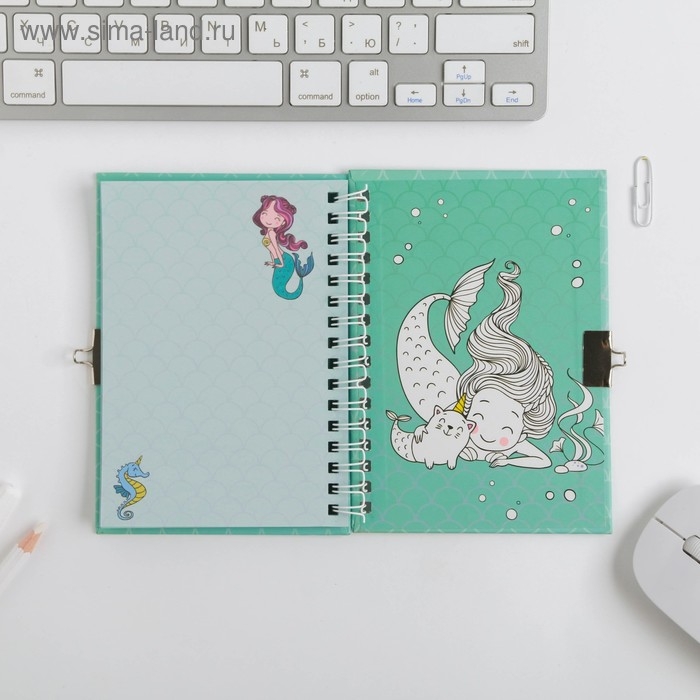 Записная книжка на замочке &laquo;Мои волшебные мысли&raquo;, А6, 50 листов.