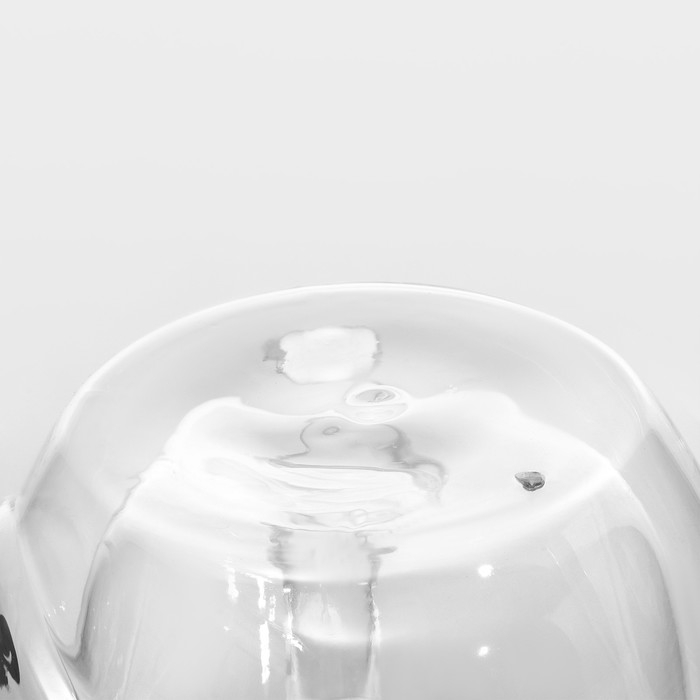 Кружка стеклянная с двойными стенками &laquo;Панда&raquo;, 300 мл