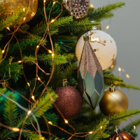 Гирлянда &laquo;Конский хвост&raquo; 10 нитей по 2 м, IP20, медная нить, 200 LED, свечение тёплое белое, 12 В