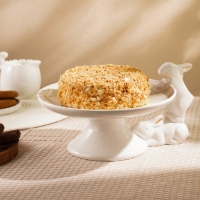 Блюдо сервировочное керамическое SL Home &laquo;Лесные кролики&raquo;, 30,5&times;25&times;15,5 см, цвет белый