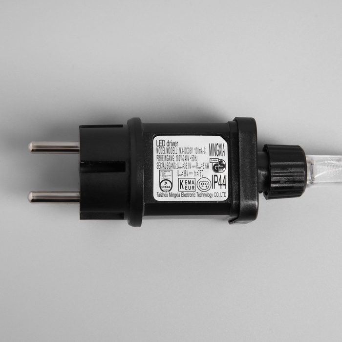 НИТЬ ROSA, IP44, 100 м, Н.С. LED(1608)-1000-18V, фиксинг, Т/БЕЛЫЙ