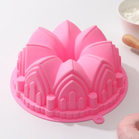 Форма для выпечки Доляна &laquo;Немецкий кекс. Замок&raquo;, силикон, 22&times;8 см, цвет МИКС