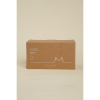 Набор кружек фарфоровых SL Home &laquo;Гато&raquo;, 350 мл, цвет белый