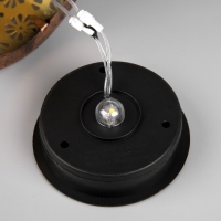 Садовый светильник на солнечной батарее &laquo;Лейка&raquo;, 27 &times; 17 &times; 11 см, 55 LED, свечение тёплое белое