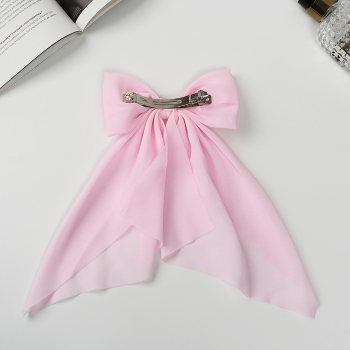 Заколка-автомат для волос "Джулия" 24х12 см, розовый