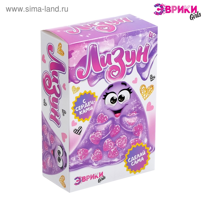 Опыты для детей &laquo;Лизун с сердечками&raquo;