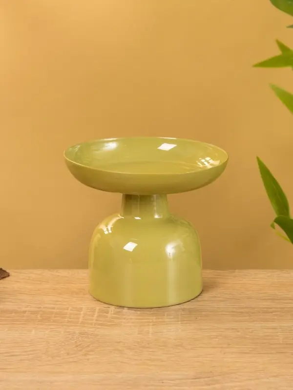 Подсвечник на 1 свечу "Олива" глянцевый 10х10х9 см