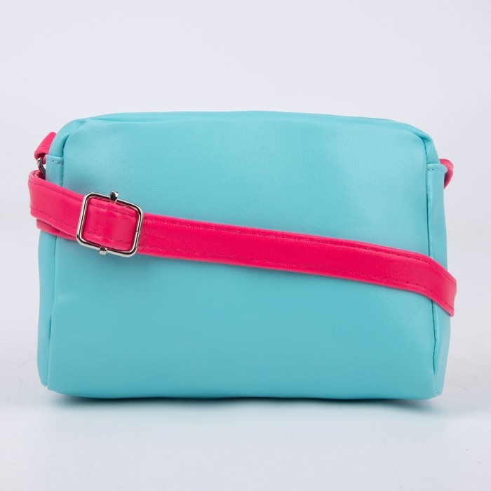 Сумка детская для девочки &laquo;Кролик с игрушкой&raquo; из эко-кожи, на ремешке, 15х12х3 см