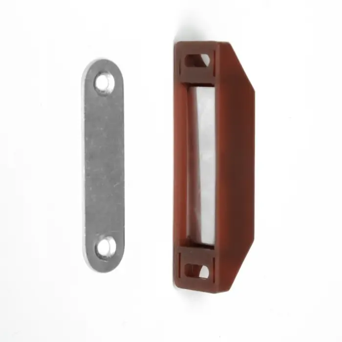 Магнит мебельный M002BR, 60&times;13, средний, коричневый
