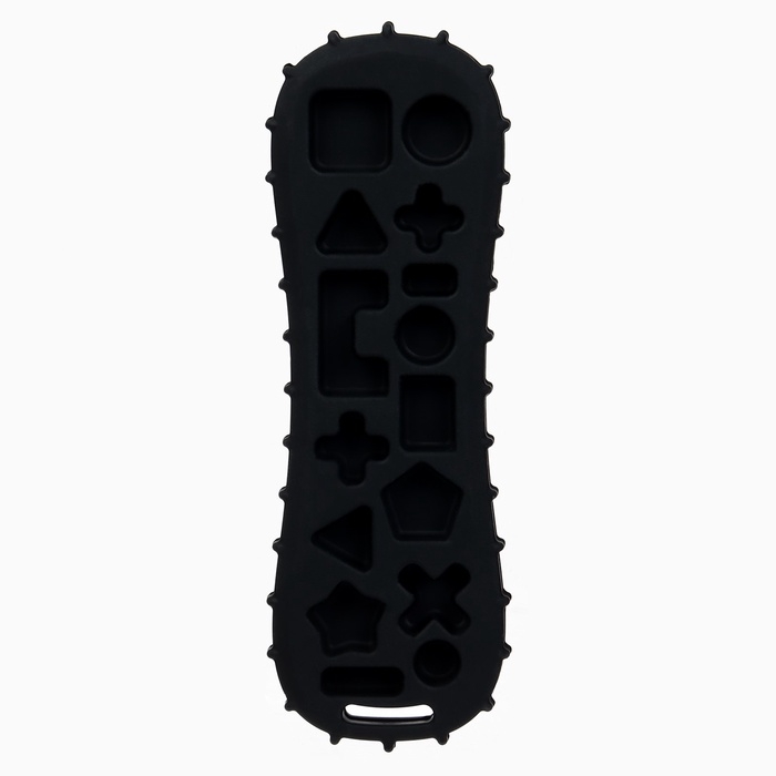 Прорезыватель силиконовый для зубов &laquo;Пульт от телевизора&raquo;, от 0 мес., чёрный