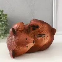 Копилка "Мишка лёжа" 15х28 см, цветной