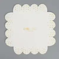 Коробка для кондитерских изделий с пластиковой крышкой &laquo;С Новым годом!&raquo;, 13 х 13 х 3 см