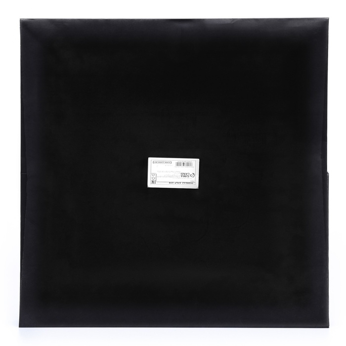 Пакет подарочный, крафт, с окном, &laquo;Черный&raquo;, 30 х 30 х 30 см