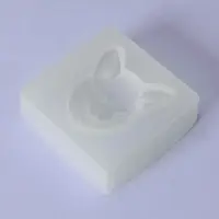 Молд &laquo;Мордашка&raquo;, силикон, 8&times;8&times;2,3 см, цвет белый