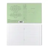 Тетрадь 12 листов в частую косую линейку, ErichKrause &laquo;Классика&raquo;, обложка мелованный картон, зелёная