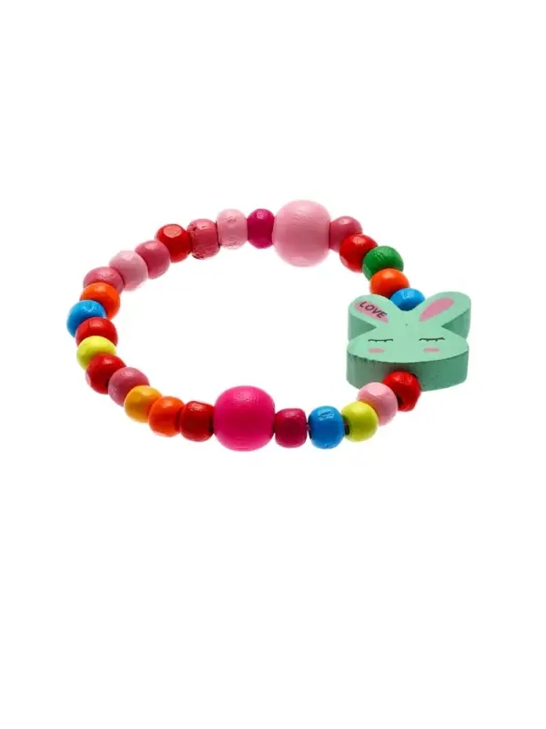 Браслет детский &laquo;Выбражулька&raquo; зайчик сонный на радуге, цвет МИКС