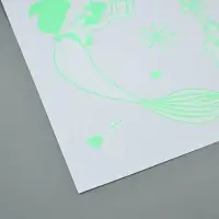 Виниловые наклейки &laquo;Новогодние&raquo;, со светящимся слоем, 35 &times; 50 см, 2 листа