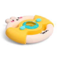 Музыкальный руль &laquo;Малыш зайчик&raquo;, звуковые и световые эффекты, жёлтый