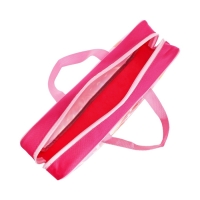 Папка с ручками текстильная А4, 360&times;245&times;70 мм, Calligrata TOP &laquo;В розовых очках&raquo;