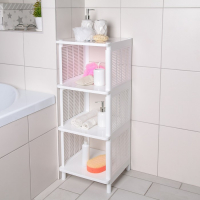 Этажерка напольная 4-х секционная Альтернатива &laquo;Лайт&raquo;, цвет белый