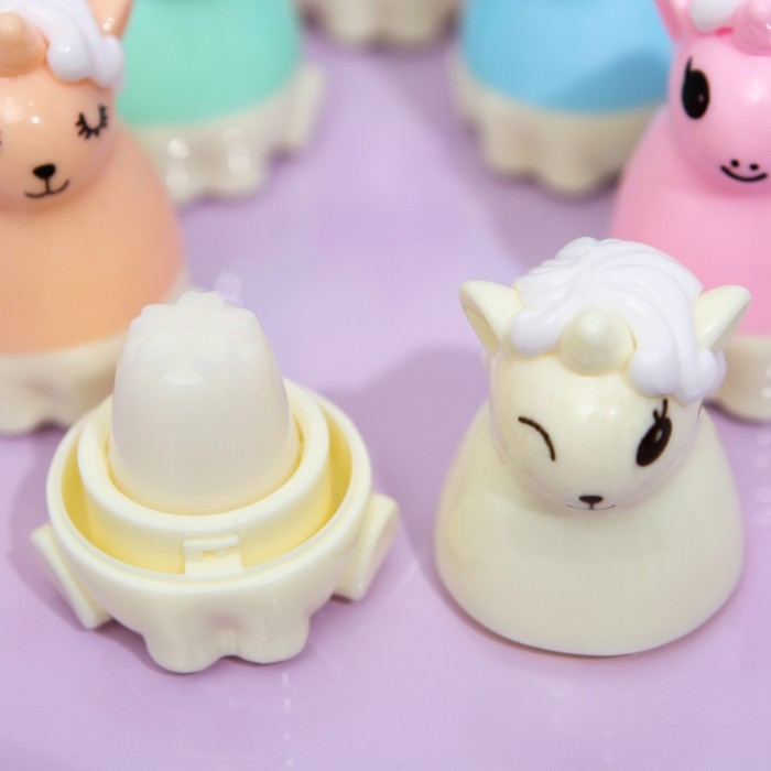 Бальзам для губ &laquo;Единорог&raquo;, микс цветов и ароматов