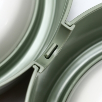 Лего-миска для животных с наклоном "Юта" 0,3л бело- фисташковый