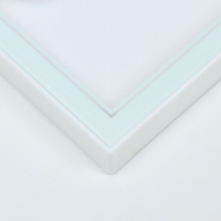 Фоторамка пластик на 1 фото 20х25 см "Сердце с бантиком" серебро бумага тиснение 26х2х31 см   107050