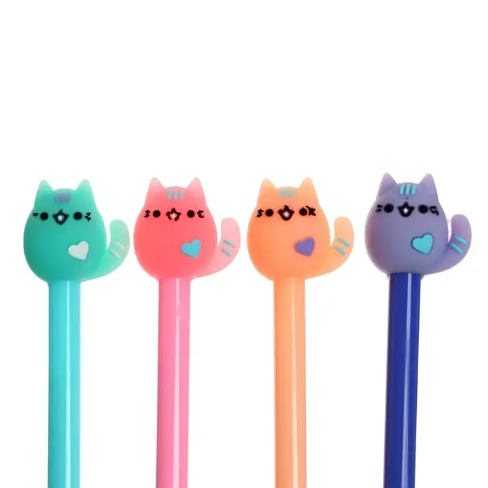 Ручка - прикол гелевая Calligrata &laquo;Кошка&raquo;, МИКС