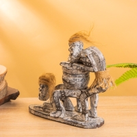 Шкатулка &laquo;Аборигены&raquo;, 19&times;22&times;8.5 см, дерево